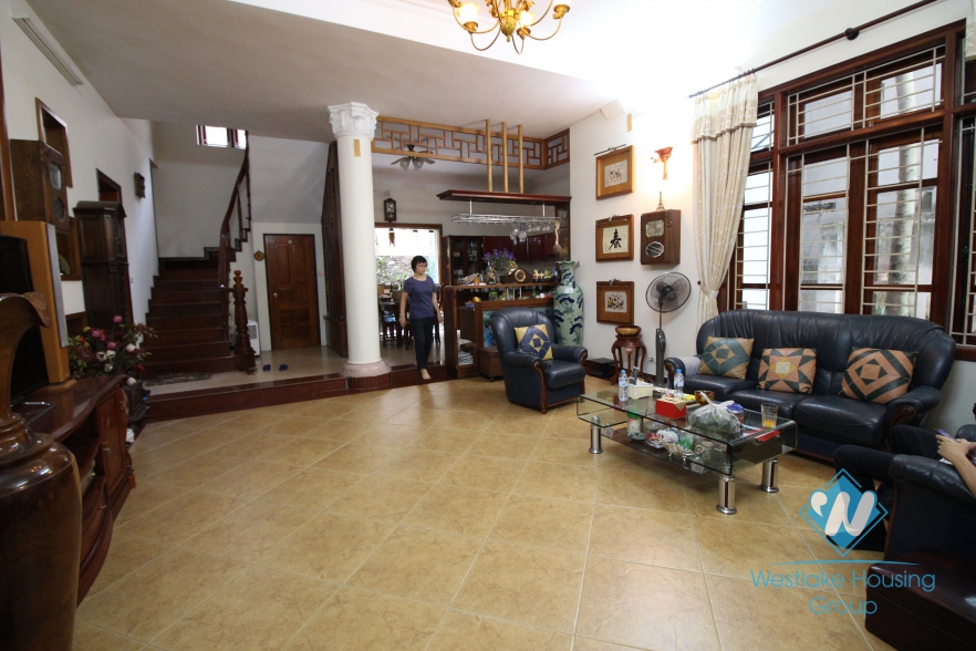 A beautiful villa house for rent near Ngoc Khanh, Kim Ma, Ba Dinh